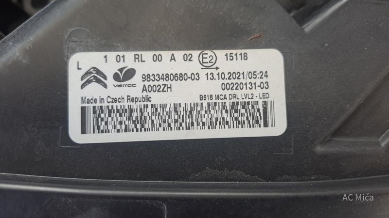 Citroen C3 1.5 BLU NAV LED USB