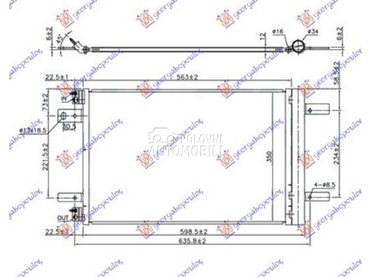 HLADNJAK KLIME BENZIN/DIZEL (5 za Citroen C4 Grand Picasso od 2014. do 2017. god.