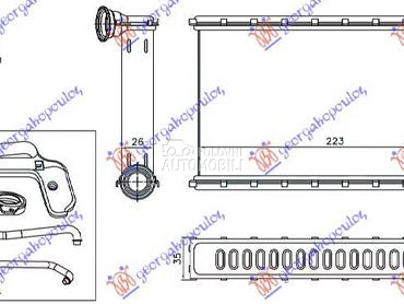 GREJAC KABINE 1.0/1.2 BENZIN ( za Citroen C1 od 2014. do 2025. god.