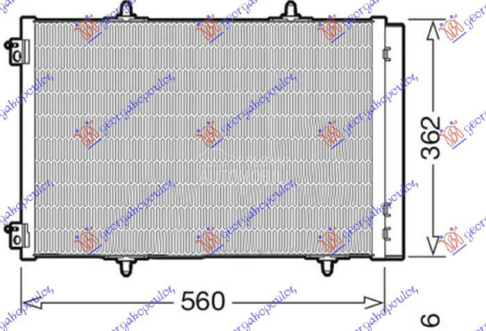 HLADNJAK KLIME 1.2 BENZIN - 1.