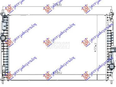HLADNJAK MOTORA 1.2/1.6 BENZIN za Citroen DS4 od 2021. do 2025. god.
