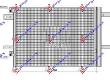 HLADNJAK KLIME 1.2/1.6 THP BEN za Peugeot 5008 od 2016. do 2020. god.
