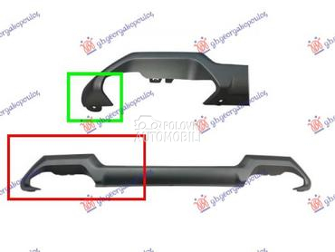 LAJSNA SPOJLERA PREDNJEG BRANI za Citroen C3 Aircross od 2021. do 2025. god.