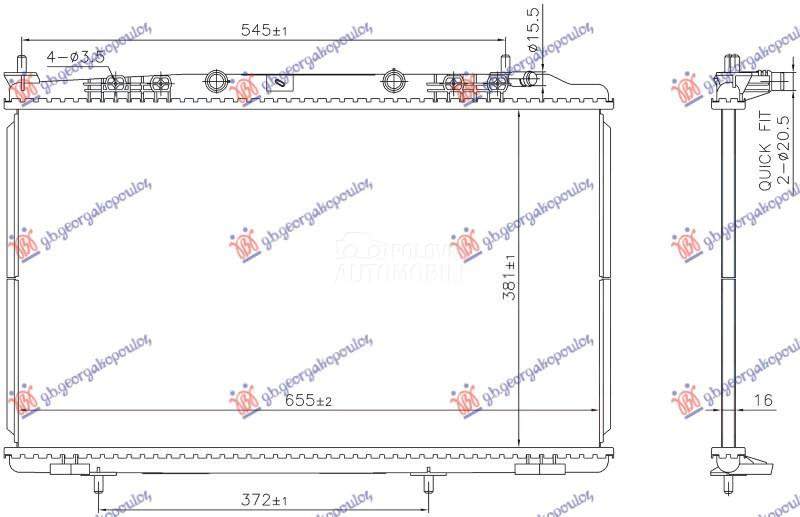 HLADNJAK MOTORA 1.2 BENZIN - 1