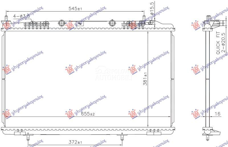 HLADNJAK MOTORA 1.2 BENZIN - 1