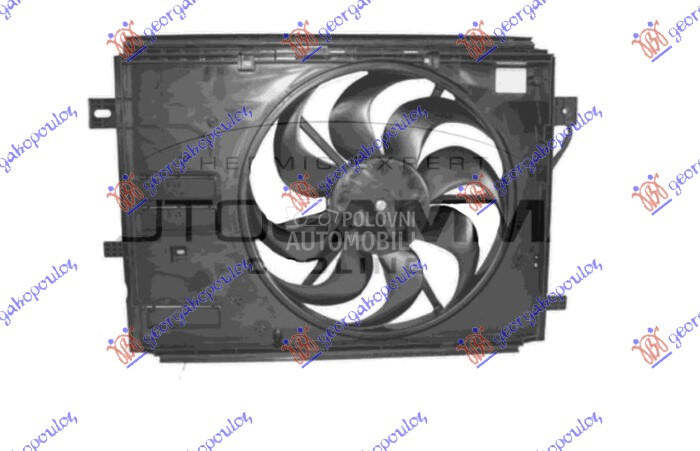 VENTILATOR KOMPLET (1.2 BENZIN