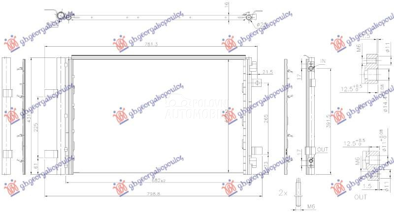 HLADNJAK KLIME 1.5/2.0 DIZEL -