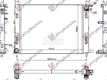 HLADNJAK MOTORA BENZIN/DIZEL ( za Renault Clio od 2016. do 2019. god.