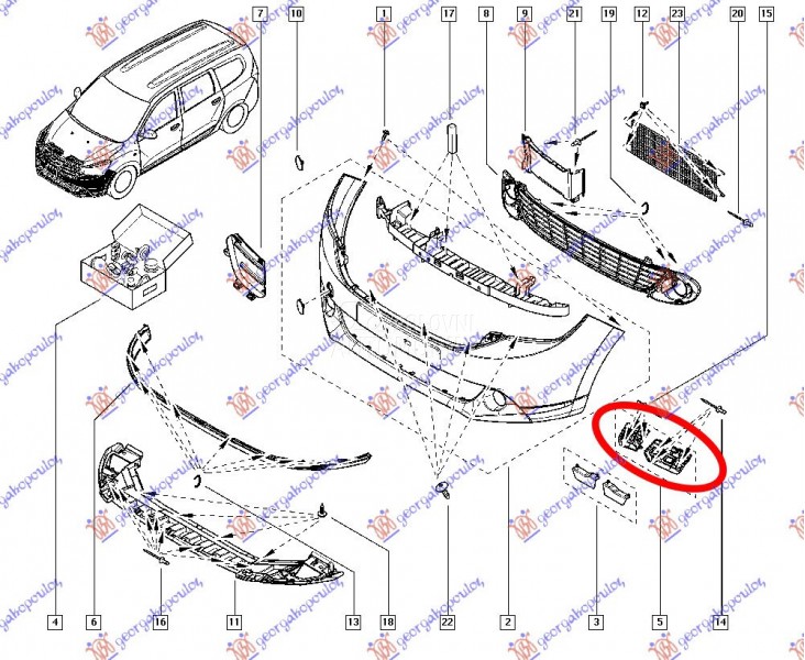 NOSAC PREDNJEG BRANIKA BOCNI P