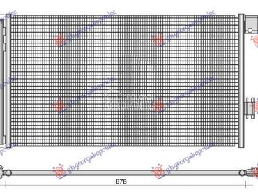 HLADNJAK KLIME 1.5 dCi DIZEL ( za Dacia Duster od 2017. do 2022. god.