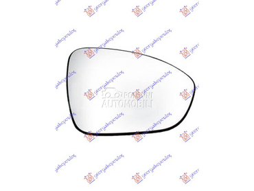 STAKLO RETROVIZORA SA GREJACEM za Dacia Jogger od 2022. do 2025. god.