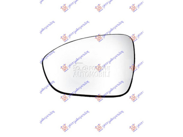 STAKLO RETROVIZORA SA GREJACEM za Dacia Sandero od 2020. do 2025. god.