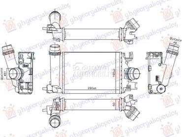 HLADNJAK INTERKULERA 1.0 BENZI za Dacia Jogger od 2022. do 2025. god.