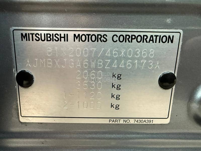 Mitsubishi ASX 1.8 did 4x4