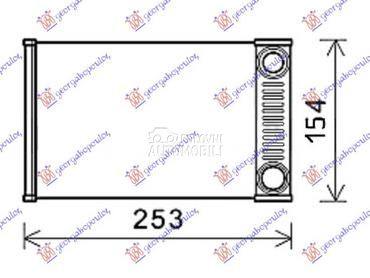 GREJAC KABINE (205x150) za Opel Mokka od 2013. do 2016. god.