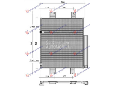 HLADNJAK KLIME ZA SVE MODELE ( za Daihatsu Materia od 2007. do 2025. god.