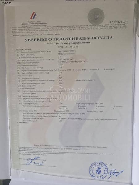 Volkswagen Passat B6 2.0 TDI DSG