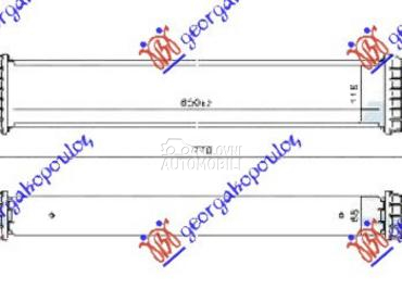 HLADNJAK INTERKULERA 2.0 JTDM za Fiat Freemont od 2011. do 2025. god.