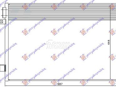 HLADNJAK KLIME BENZIN/DIZEL (A za Fiat Freemont od 2011. do 2025. god.