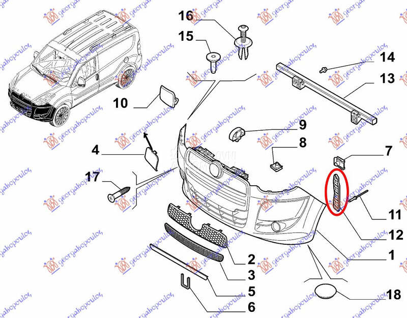 NOSAC PREDNJEG BRANIKA BOCNI P