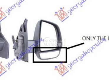 STAKLO RETROVIZORA (CARGO) (DO za Fiat Doblo od 2015. do 2025. god.