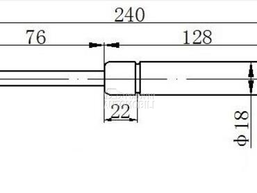 AMORTIZER GEPEK VRATA (240L-35 za Fiat Doblo od 2015. do 2025. god.