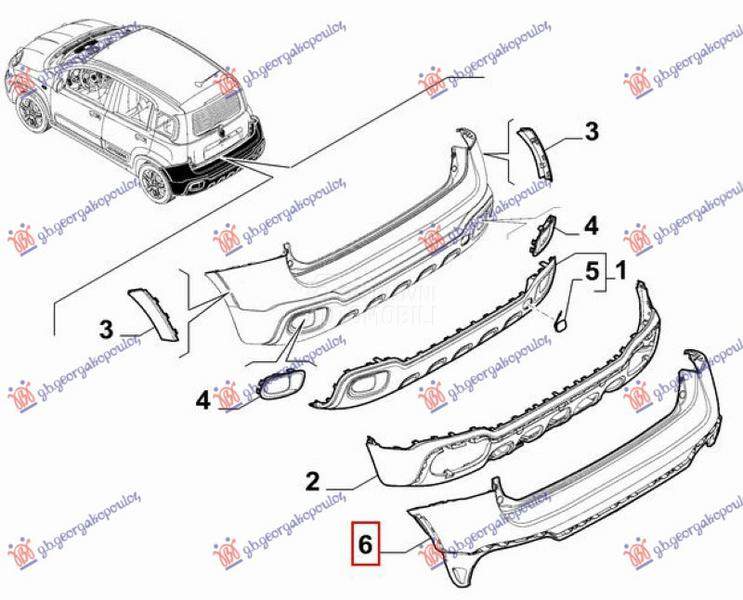 ZADNJI BRANIK GORNJI PM (CROSS