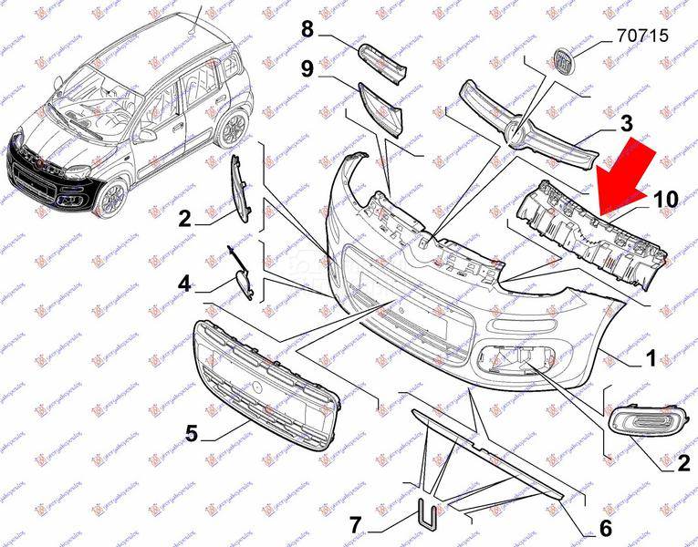 NOSAC (OJACANJE) PREDNJEG BRAN