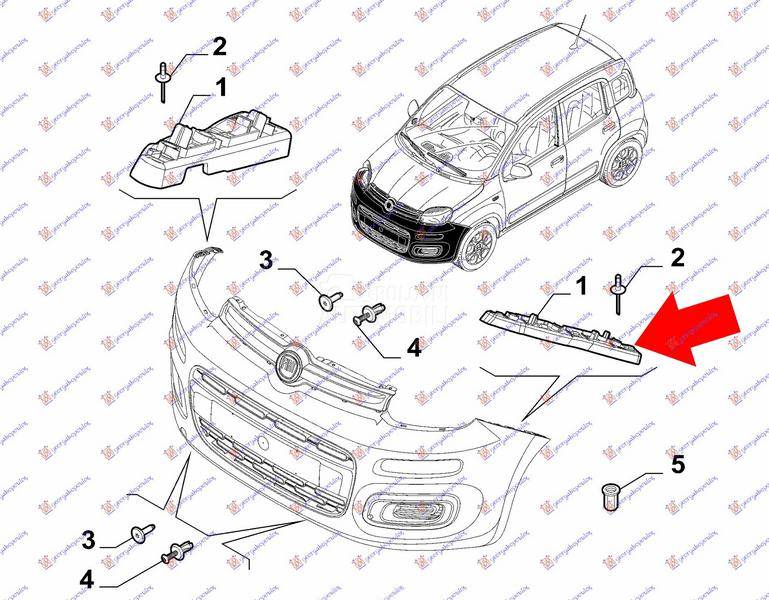 NOSAC PREDNJEG BRANIKA PLASTIC