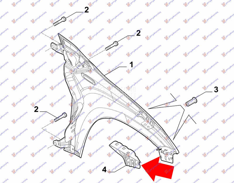 NOSAC PREDNJEG BLATOBRANA META