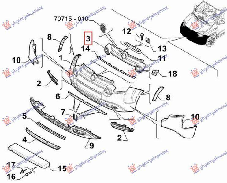 PVC MASKA (CROSS) (O)
