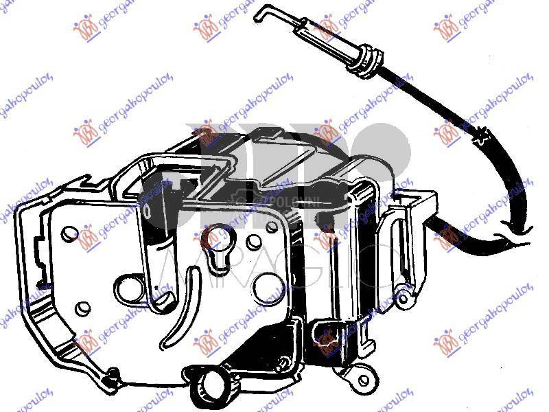 BRAVA PREDNJIH VRATA (CENTRALN