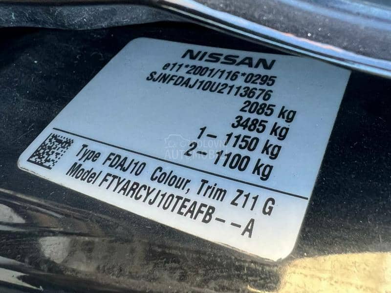 Nissan Qashqai I 2.0dCi 2011. god. -  kompletan auto u delovima