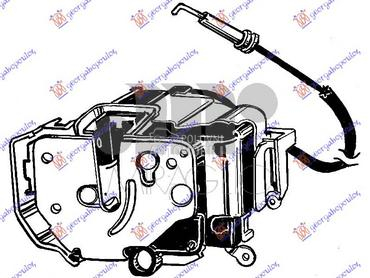 BRAVA ZADNJIH VRATA (CENTRALNO za Fiat Panda od 2012. do 2025. god.