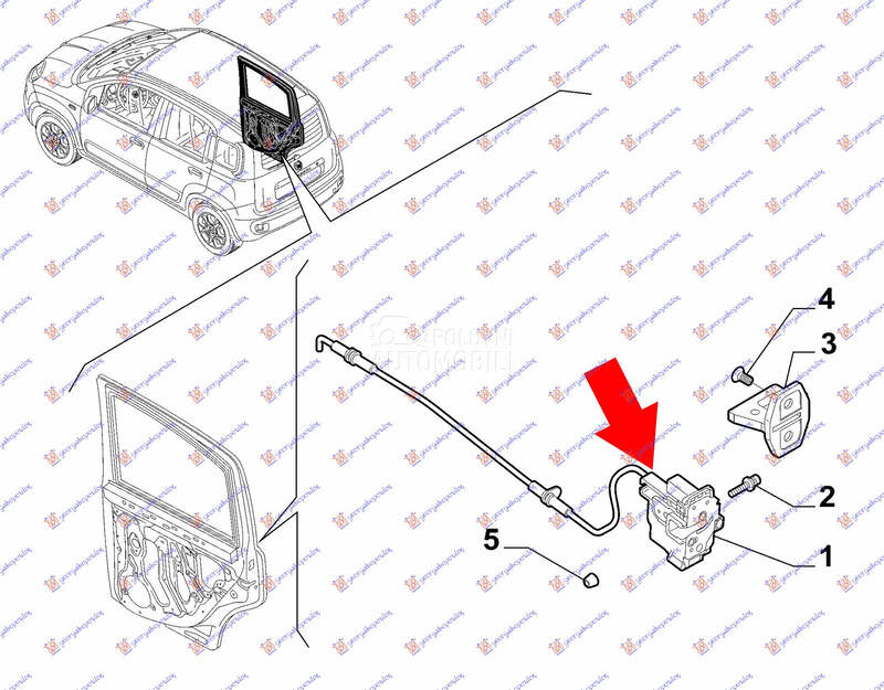 BRAVA ZADNJIH VRATA (CENTRALNO
