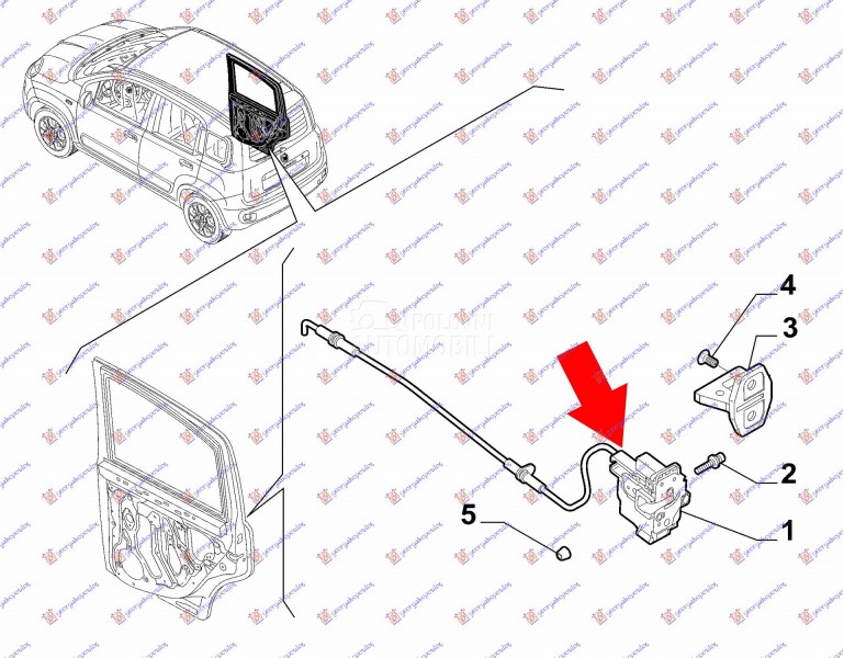 BRAVA PREDNJIH VRATA (CENTRALN
