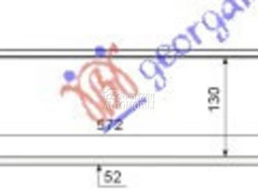 HLADNJAK INTERKULERA 0.9 TURBO za Fiat 500L od 2012. do 2017. god.