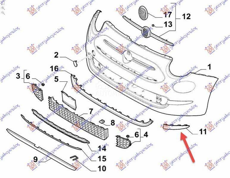 LAJSNA RESETKE PREDNJEG BRANIK
