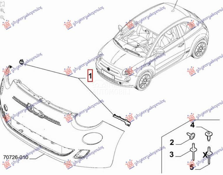 NOSAC PREDNJEG BRANIKA BOCNI P