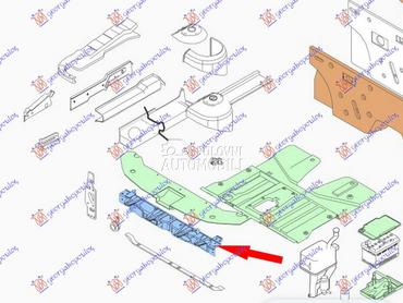 VEZNI LIM GORNJI za Fiat Tipo od 2021. do 2025. god.