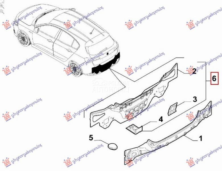 ZADNJI VEZNI LIM (H/B)