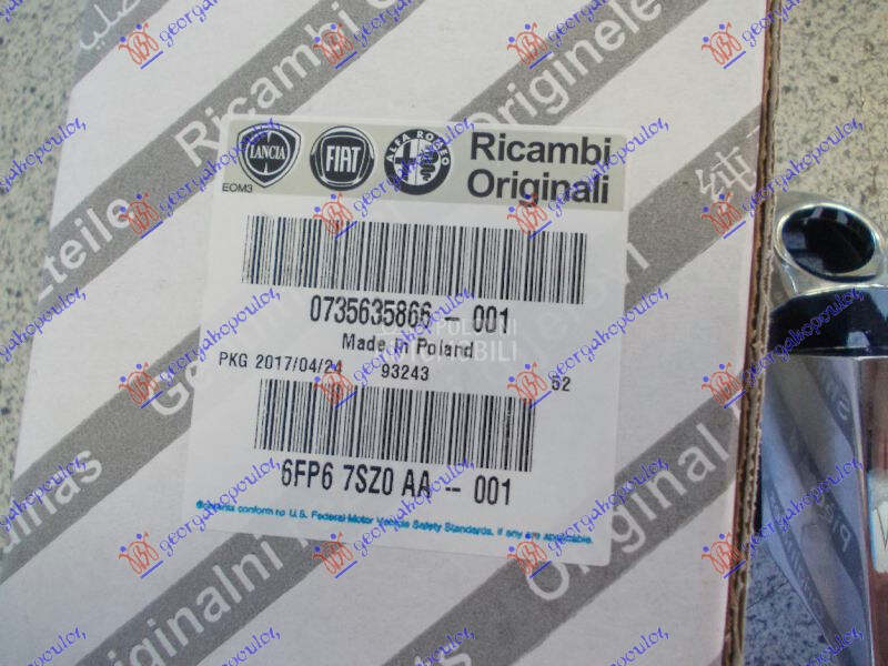 KVAKA PREDNJIH VRATA SPOLJASNJ