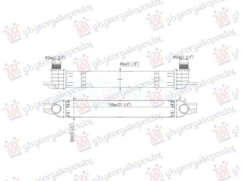 HLADNJAK INTERKULERA 1.3 DIZEL