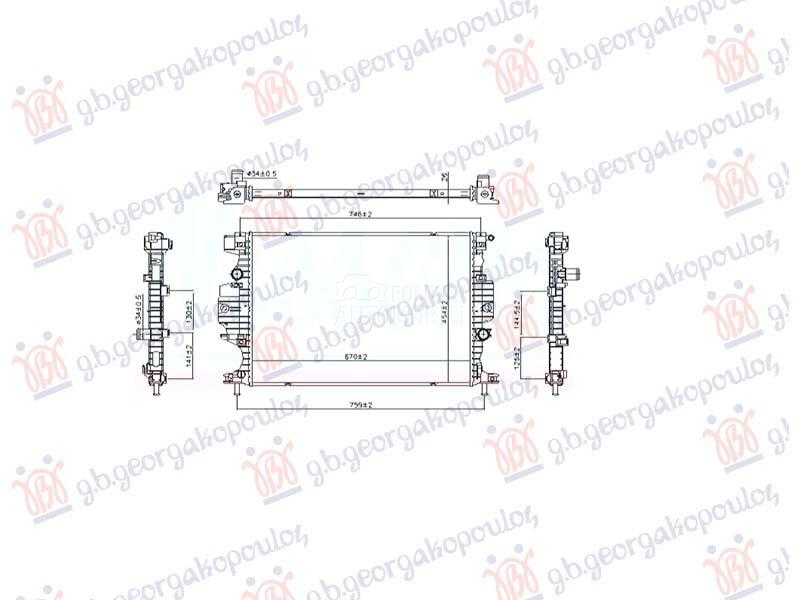 HLADNJAK MOTORA 2.0 DIZEL (670