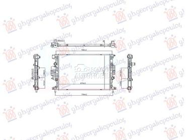 HLADNJAK MOTORA 2.0 DIZEL (670 za Ford Mondeo od 2019. do 2025. god.