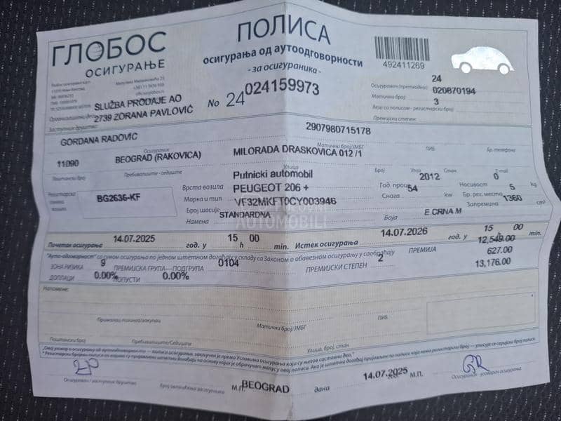 Peugeot 206 plus 1.4i