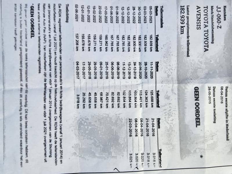 Toyota Avensis 1.6 D4D