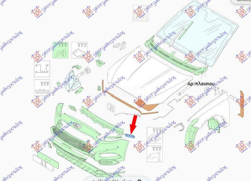 NOSAC PREDNJEG BRANIKA GORNJI