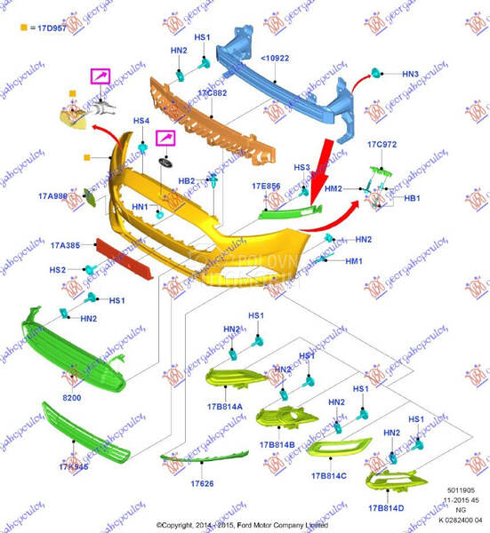 NOSAC PREDNJEG BRANIKA BOCNI P