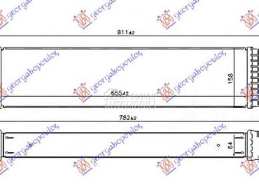 HLADNJAK INTERKULERA 2.0 TDCi za Ford Mondeo od 2014. do 2025. god.